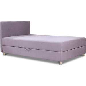 Кровать Шарм-Дизайн Классика 100 серый тахта шарм дизайн классика 160 фиолетовая рогожка и черная экокожа