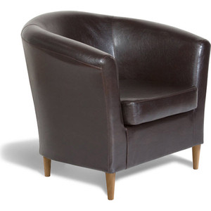 Кресло Шарм-Дизайн Евро лайт экокожа коричневый пуф шарм дизайн евро с ящиком экокожа беж