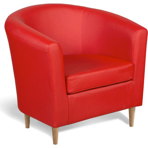 Кресло Шарм-Дизайн Евро лайт экокожа красный ramart design трехместная секция ригель комфорт экокожа лайт грей