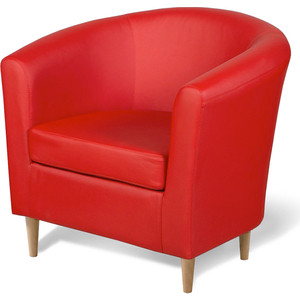 Кресло Шарм-Дизайн Евро лайт экокожа красный