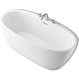 Акриловая ванна BelBagno 170x80 слив-перелив хром (BB404-1700-800) фен zelmer zhd8320 1700 вт белый