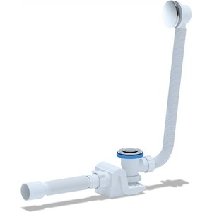 Слив-перелив BelBagno 422 мм для ванны, с гибкой трубой (CZR-STP2-01) сифон для раковины слив d 40 мм пластик