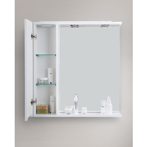 Зеркальный шкаф BelBagno Marino правый, белый (MARINO-SPC-600/750-1A-BL-P-R)