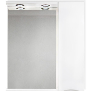 Зеркальный шкаф BelBagno Marino правый, белый (MARINO-SPC-700/750-1A-BL-P-R) зеркальный шкаф belbagno marino левый белый marino spc 600 750 1a bl p l