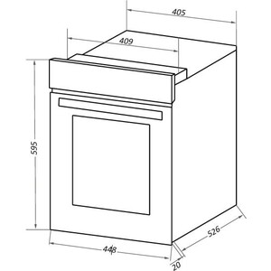 Электрический духовой шкаф MAUNFELD EOEC516B2