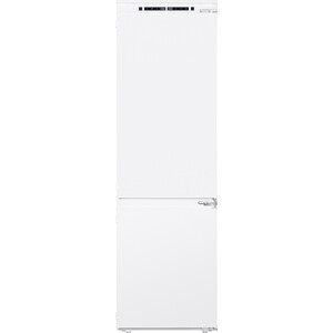 Встраиваемый холодильник MAUNFELD MBF177NFFW холодильник samsung rb33a3240ww белый