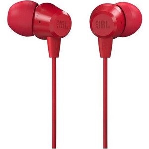 Наушники JBL C50HI (JBLC50HIRED) red детские проводные наушники с микрофоном otl technologies zelda 41000010673