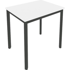 Стол письменный на металлокаркасе Riva Slim С.СП-2.1 белый/антрацит металл 78x60x75 комплект