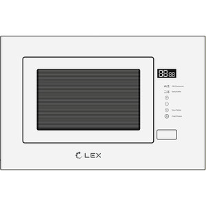 Встраиваемая микроволновая печь Lex BIMO 20.01 WHITE микроволновая печь соло bbk 17mws 788m w белый