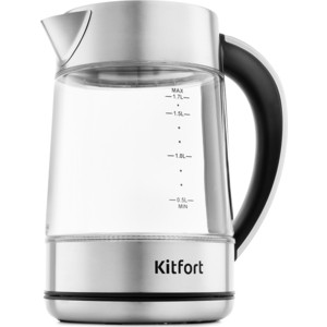 Чайник электрический KITFORT KT-690 тостер kitfort кт 2099 серебристый