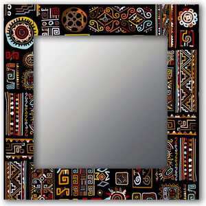 Настенное зеркало Дом Корлеоне Этнический микс 80x170 см