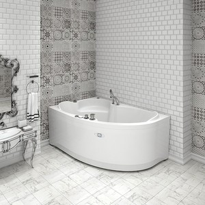 Акриловая ванна Radomir Vannesa Ирма 150x95 левая, с каркасом и панелью (2-01-0-1-1-216, 2-21-0-1-0-216)