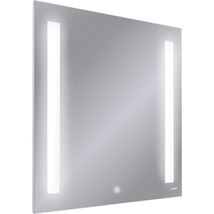 Зеркало Cersanit Led 020 Base 70х80 с подсветкой и диммером (KN-LU-LED020*70-b-Os) подсветка зеркала 12 75 с диммером 186x17 мм usb