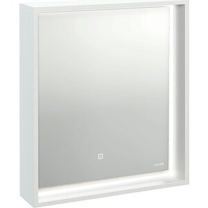 Зеркало Cersanit Louna 60 с подсветкой, белое (SP-LU-LOU60-Os) зеркало vigo grani bora luxe 700 с подсветкой 4640027143449