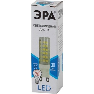Лампа светодиодная ЭРА LED JCD-7W-CER-840-G9