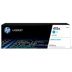 Картридж HP 415A голубой 2100 стр. картридж для лазерного принтера nv print clt c406s голубой совместимый