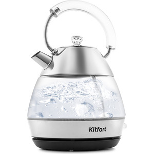 Чайник электрический KITFORT KT-678 тостер kitfort кт 2099 серебристый