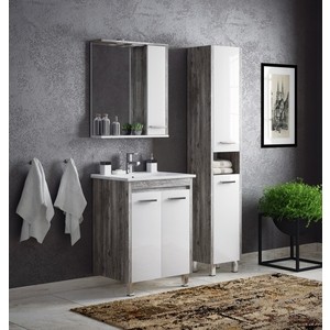 Мебель для ванной Corozo Лорена 65 антик зеркальный шкаф corozo лорена 75 с антик sd 00000296