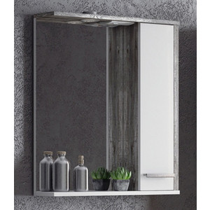 Зеркальный шкаф Corozo Лорена 65/С антик (SD-00000294) зеркальный шкаф 90x70 см арт серый corozo айрон sd 00000281
