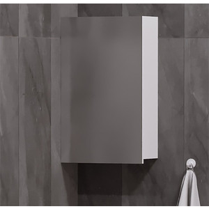 Зеркальный шкаф Corozo Комо 40 белый (SD-00000290) мебель для ванной corozo комо 40 сонома