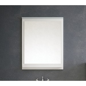 Зеркало с полкой Corozo Блюз 75 белое (SD-00000029)