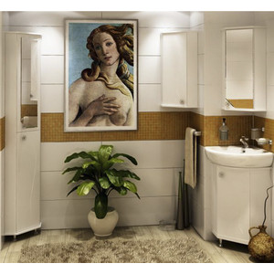 Мебель для ванной Corozo Флоренция 40 угловая, белая