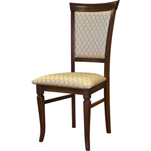Стул Мебелик Бонита орех арш, оскар бежевый (П0003537) стул мебелик агнесс орех маркус венге п0004532