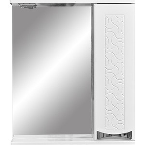 Зеркало-шкаф Stella Polar Ванда 60 с подсветкой, белое (SP-00000199)