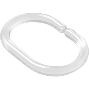Набор колец для ванной IDDIS Rings 3,1x4,9, прозрачный (RID012P)