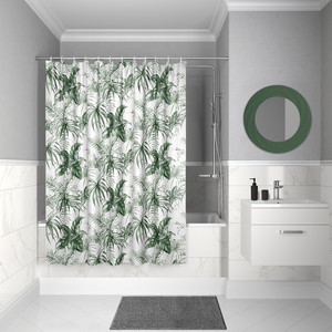 

Штора для ванной IDDIS Decor 180x200, зеленая (D10P218i11), Decor 180x200, зеленая (D10P218i11)