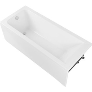 Акриловая ванна Aquanet Bright 165x70 с каркасом и панелью (230255, 229219) акриловая ванна aquanet smart 170х80 белая gloss finish 260047