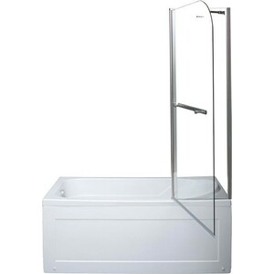 Шторка для ванны Aquanet SG-1200 120х150 прозрачная, хром (209412) SG-1200 120х150 прозрачная, хром (209412) - фото 4