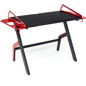 Стол TetChair Cyber-3 черно-красный/ black-red стол компьютерный bradex basic 110х59х75 c полкой для монитора 40х20 подстаканником крючком для наушников карбон красный fr 0682