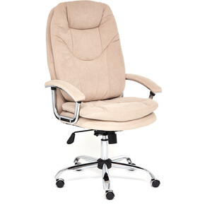 Кресло TetChair Softy Lux флок бежевый 7 кресло tetchair softy lux флок коричневый 6