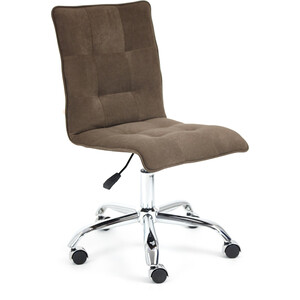 Кресло TetChair Zero флок коричневый 6 кресло tetchair comfort lt 22 кож зам коричневый 36 36