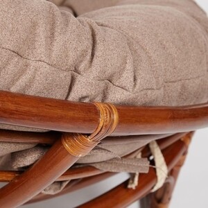 Кресло TetChair Papasan 23/01 W с подушкой Pecan орех/экошерсть коричневый 1811-5