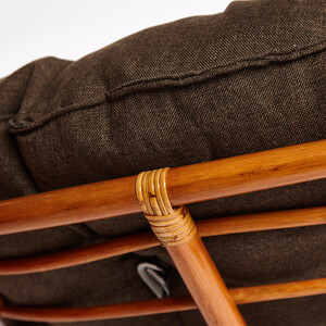 Кресло TetChair Papasan 23/01 W с подушкой Cognac коньяк/ткань коричневый 3М7-147