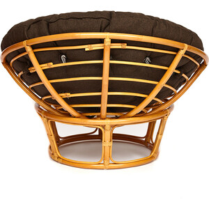 Кресло TetChair Papasan 23/01 W с подушкой Honey мед/ткань коричневый 3М7-147