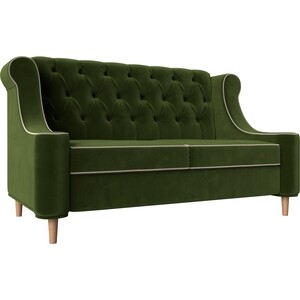 Кухонный прямой диван АртМебель Бронкс микровельвет зеленый прямой диван артмебель сенатор микровельвет фиолетовый 140 аккордеон