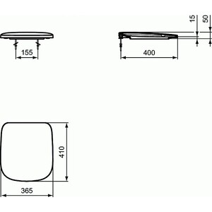 Сиденье для унитаза Ideal Standard Esedra с микролифтом (T318301)