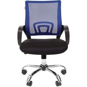 Офисное кресло Chairman 696 TW синий хром