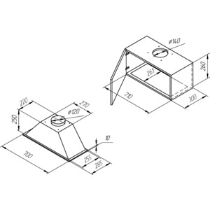 Вытяжка встраиваемая Kuppersberg INLINEA 70 LX