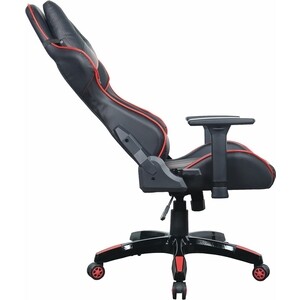Кресло компьютерное Brabix GT Carbon GM-120 две подушки экокожа черное/красное (531931)