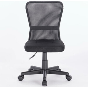 Кресло компактное Brabix Smart MG-313 без подлокотников черное (531843) кресло оператора brabix saturn er 400 с подголовником черное серое 530871