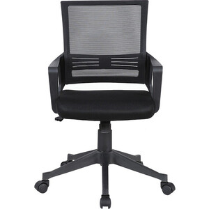 Кресло Brabix Balance MG-320 с подлокотниками черное (531831) кресло brabix fly cf 100 серое черное 532089