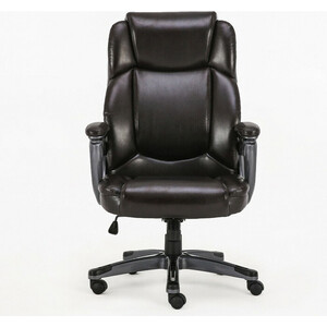 Кресло офисное Brabix Favorite EX-577 пружинный блок рециклированная кожа коричневое Premium (531936) прорезиненные колеса ролики для кресла brabix