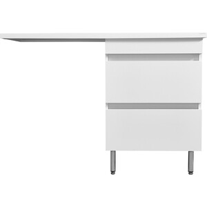 Мебель для ванной Stella Polar Мадлен 69 (130R) под стиральную машинку, белая