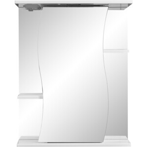 Зеркало-шкаф Stella Polar Лолита 55 с подсветкой, правый, белый (SP-00000042)