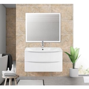 Тумба под раковину BelBagno Acqua 90 bianco lucido (ACQUA-900-2C-SO-BL)