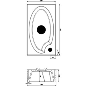 Раковина мебельная BelBagno 46 (BB-460-PM-LVB)